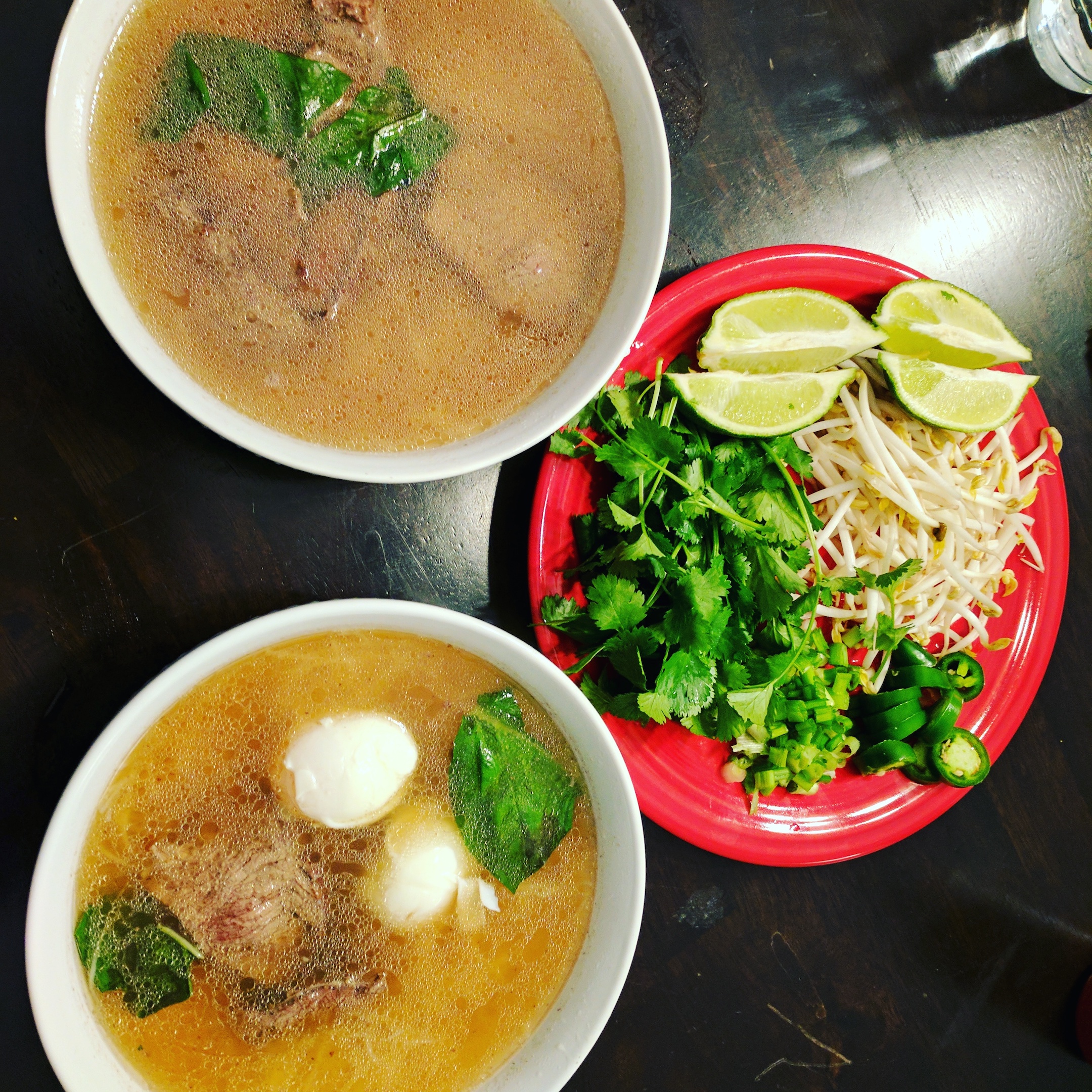 Homemade Pho With Roasted Bones